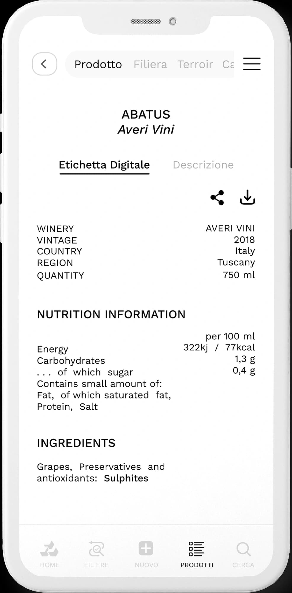 Detailed Wine Information